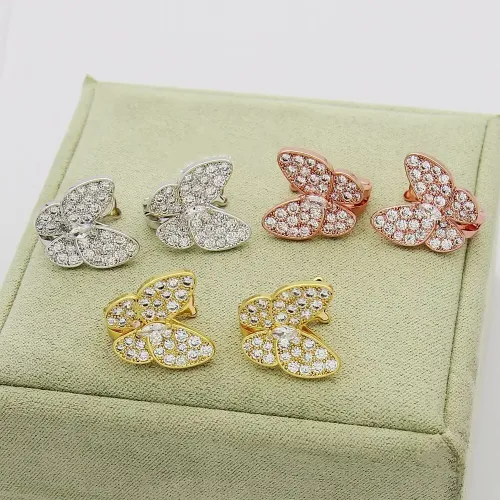 Replica Van Cleef & Arpels Earrings For Women #1397714 $32.00 USD for Wholesale