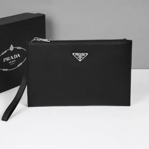 Wholesale Prada AAA Man Pouches #1397910 $96.00 USD, Wholesale Quality Replica Prada AAA Man Wallets