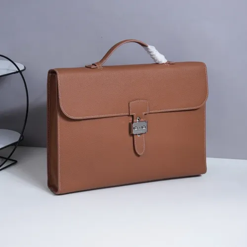 Replica Hermes AAA Man Handbags #1398077 $200.00 USD for Wholesale