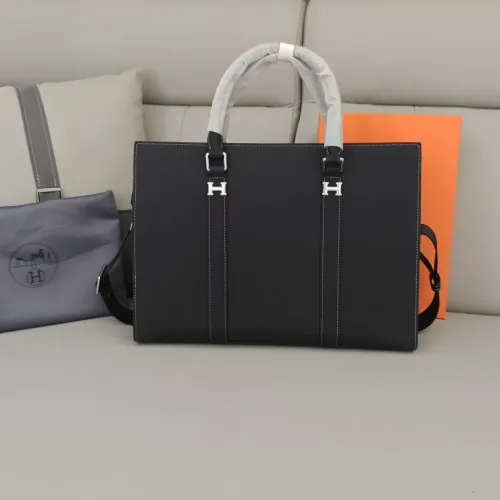 Replica Hermes AAA Man Handbags #1398105 $162.00 USD for Wholesale