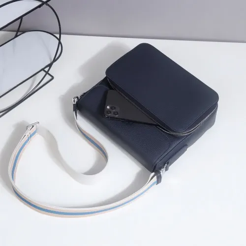 Replica Hermes AAA Man Messenger Bags #1398123 $108.00 USD for Wholesale