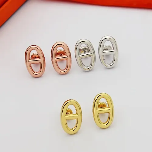 Replica Hermes Earrings For Women #1398127 $23.00 USD for Wholesale