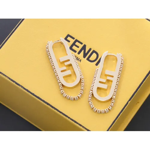 Wholesale Fendi Earrings For Women #1398163 $45.00 USD, Wholesale Quality Replica Fendi Earrings
