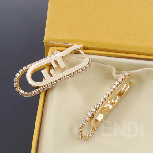 Replica Fendi Earrings For Women #1398163 $45.00 USD for Wholesale