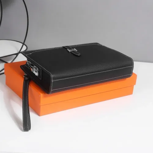 Replica Hermes AAA Man Pouches #1398186 $96.00 USD for Wholesale