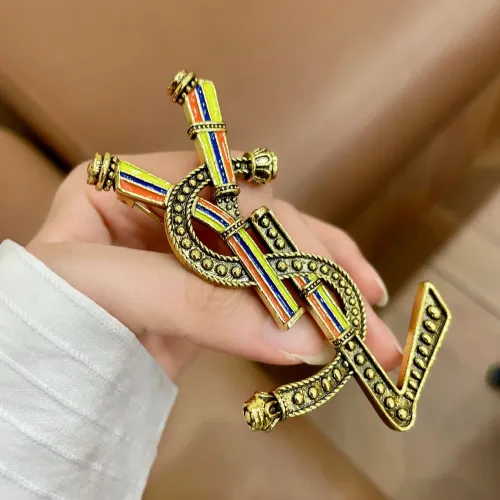 Replica Yves Saint Laurent Brooches For Women #1398217 $27.00 USD for Wholesale