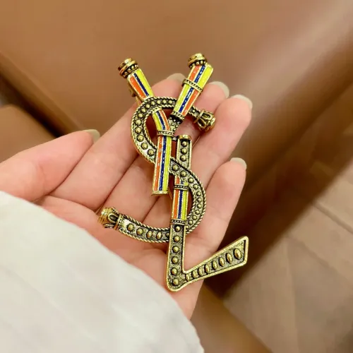 Replica Yves Saint Laurent Brooches For Women #1398217 $27.00 USD for Wholesale