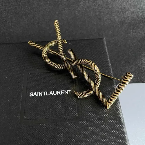 Wholesale Yves Saint Laurent Brooches For Women #1398219 $27.00 USD, Wholesale Quality Replica Yves Saint Laurent Brooches
