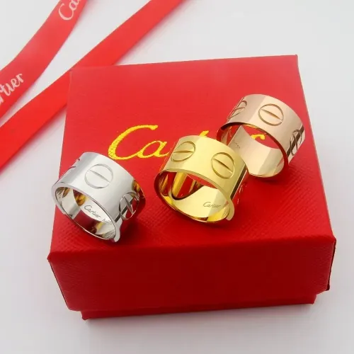 Replica Cartier Rings In Gold For Unisex #1398336 $25.00 USD for Wholesale