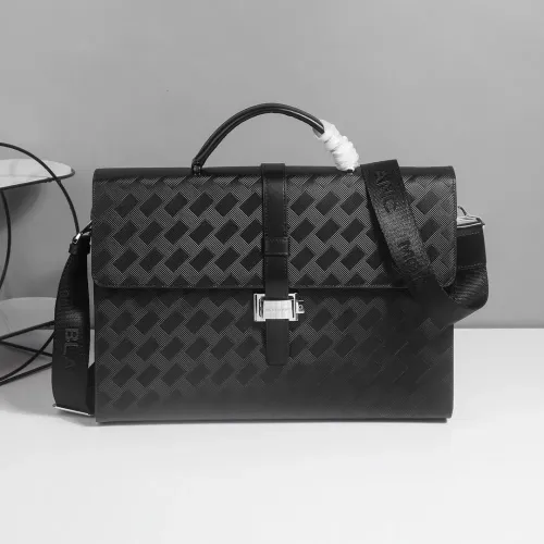 Wholesale Mont Blanc AAA Man Handbags #1398383 $200.00 USD, Wholesale Quality Replica Mont Blanc AAA Man Handbags