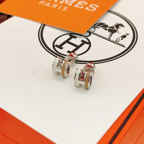Replica Hermes Earrings For Women #1398421 $32.00 USD for Wholesale