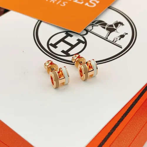 Wholesale Hermes Earrings For Women #1398422 $32.00 USD, Wholesale Quality Replica Hermes Earrings