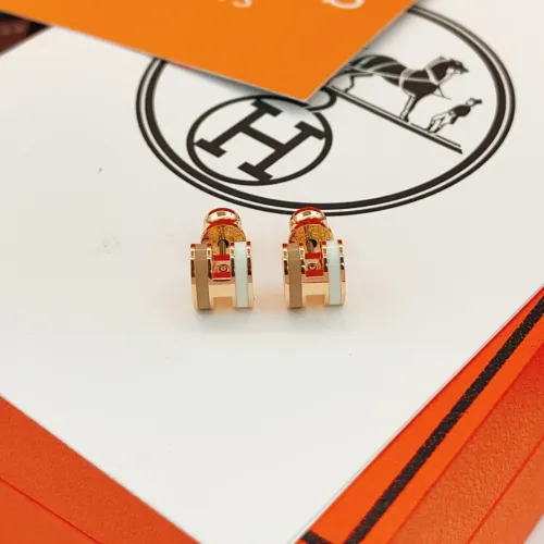 Replica Hermes Earrings For Women #1398422 $32.00 USD for Wholesale