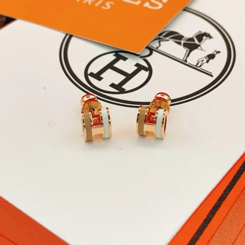 Replica Hermes Earrings For Women #1398422 $32.00 USD for Wholesale