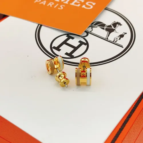 Replica Hermes Earrings For Women #1398423 $32.00 USD for Wholesale