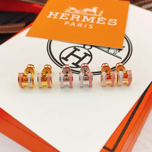 Replica Hermes Earrings For Women #1398424 $32.00 USD for Wholesale