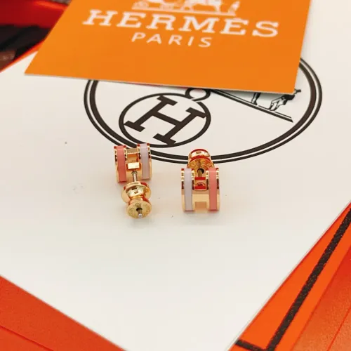 Replica Hermes Earrings For Women #1398425 $32.00 USD for Wholesale