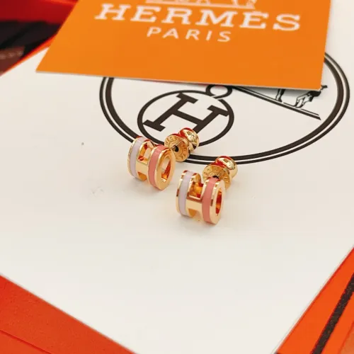 Replica Hermes Earrings For Women #1398425 $32.00 USD for Wholesale