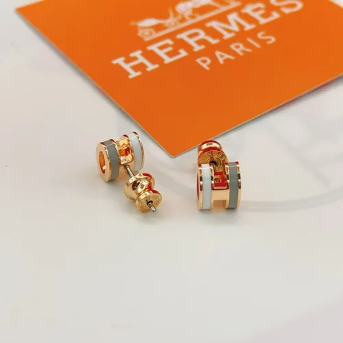 Replica Hermes Earrings For Women #1398429 $32.00 USD for Wholesale