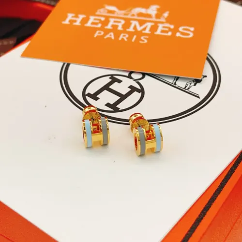 Replica Hermes Earrings For Women #1398435 $32.00 USD for Wholesale
