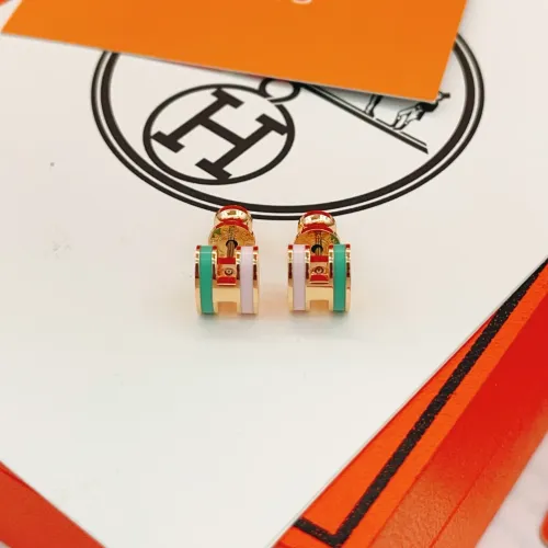 Replica Hermes Earrings For Women #1398440 $32.00 USD for Wholesale
