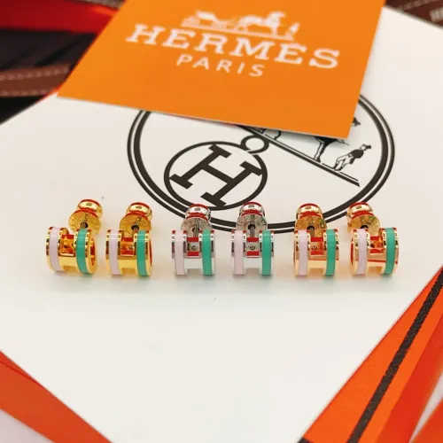 Replica Hermes Earrings For Women #1398442 $32.00 USD for Wholesale