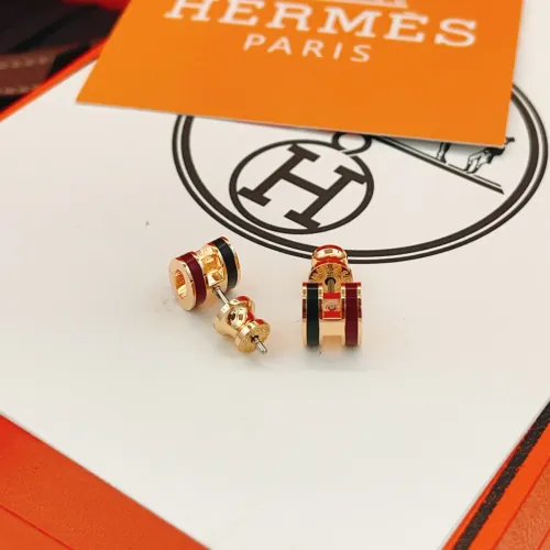 Replica Hermes Earrings For Women #1398445 $32.00 USD for Wholesale