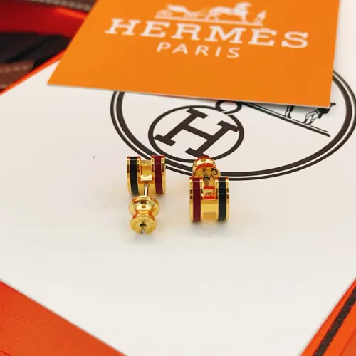 Replica Hermes Earrings For Women #1398452 $32.00 USD for Wholesale