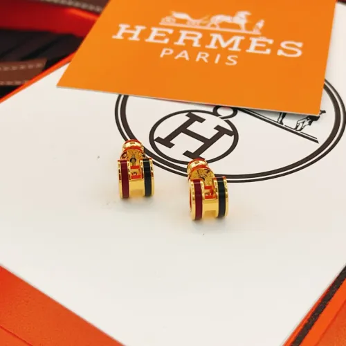 Replica Hermes Earrings For Women #1398452 $32.00 USD for Wholesale