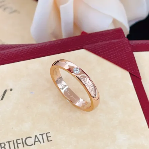Wholesale Cartier Rings In Rose Gold #1398482 $25.00 USD, Wholesale Quality Replica Cartier Rings