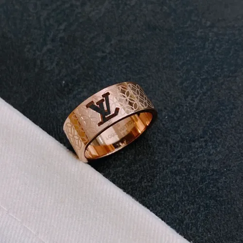 Wholesale Louis Vuitton LV Rings In Rose Gold For Unisex #1398517 $27.00 USD, Wholesale Quality Replica Louis Vuitton LV Rings