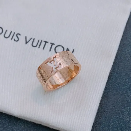 Replica Louis Vuitton LV Rings In Rose Gold For Unisex #1398517 $27.00 USD for Wholesale