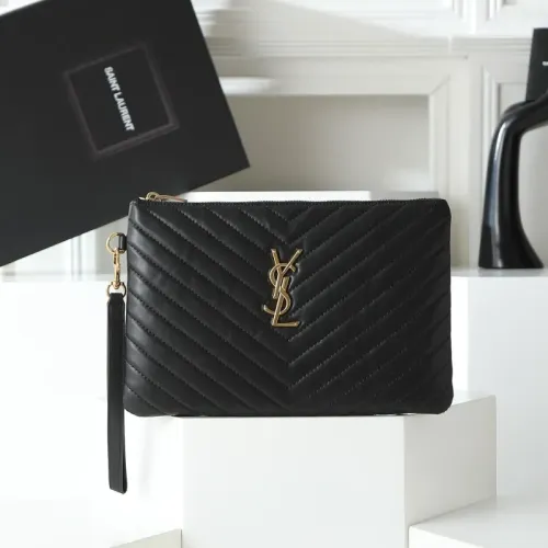 Wholesale Yves Saint Laurent AAA Quality Pouches #1398531 $68.00 USD, Wholesale Quality Replica Yves Saint Laurent AAA Wallets