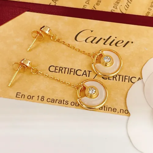 Replica Cartier Earrings For Women #1398546 $36.00 USD for Wholesale
