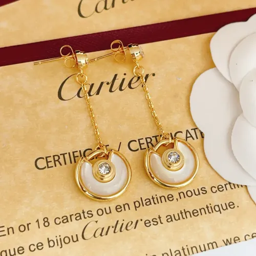 Replica Cartier Earrings For Women #1398546 $36.00 USD for Wholesale