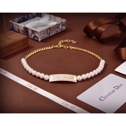 Replica Christian Dior Necklaces For Women #1398556 $29.00 USD for Wholesale