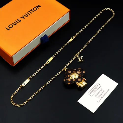 Wholesale Louis Vuitton Necklaces #1398581 $34.00 USD, Wholesale Quality Replica Louis Vuitton Necklaces