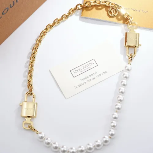Wholesale Louis Vuitton Necklaces #1398585 $56.00 USD, Wholesale Quality Replica Louis Vuitton Necklaces