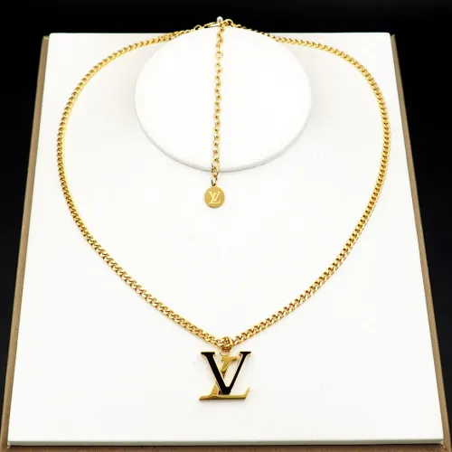 Wholesale Louis Vuitton Necklaces #1398600 $25.00 USD, Wholesale Quality Replica Louis Vuitton Necklaces