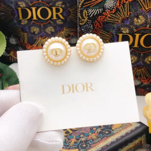 Replica Christian Dior Earrings For Women #1398641 $25.00 USD for Wholesale
