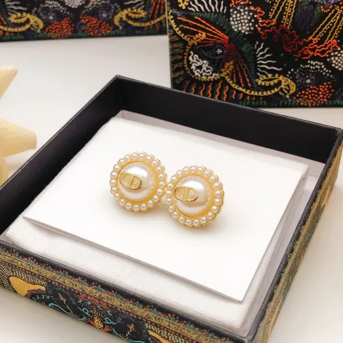 Replica Christian Dior Earrings For Women #1398641 $25.00 USD for Wholesale