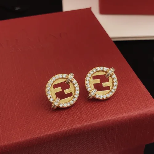 Wholesale Fendi Earrings For Women #1398659 $25.00 USD, Wholesale Quality Replica Fendi Earrings