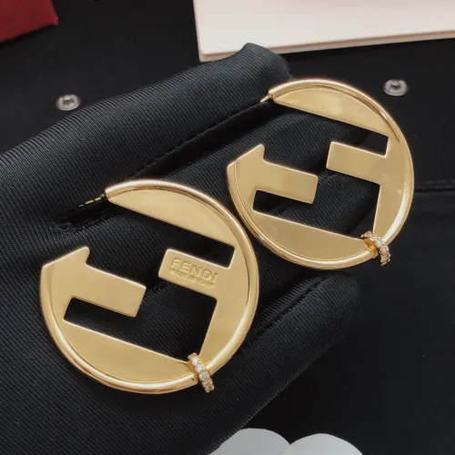 Wholesale Fendi Earrings For Women #1398661 $32.00 USD, Wholesale Quality Replica Fendi Earrings