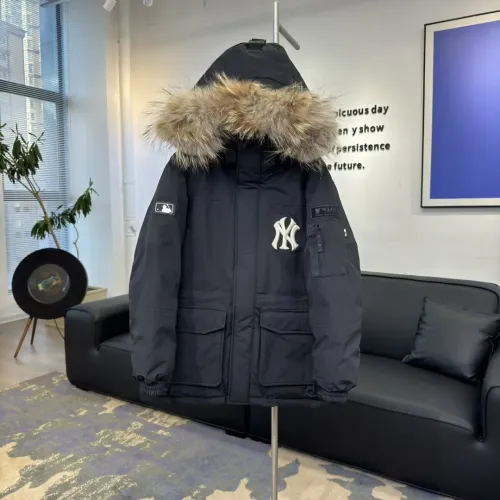Wholesale New York Yankees Down Feather Coat Long Sleeved For Unisex #1398842 $160.00 USD, Wholesale Quality Replica New York Yankees Down Feather Coat