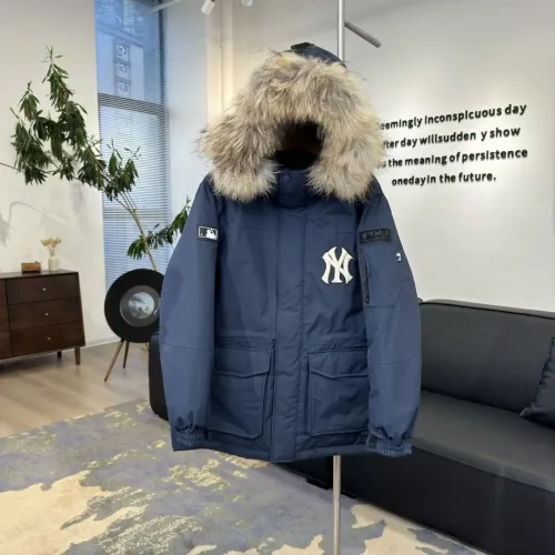 Wholesale New York Yankees Down Feather Coat Long Sleeved For Unisex #1398843 $160.00 USD, Wholesale Quality Replica New York Yankees Down Feather Coat