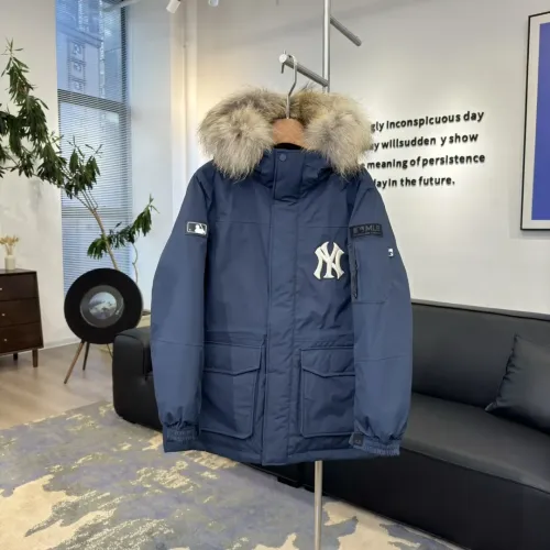 Replica New York Yankees Down Feather Coat Long Sleeved For Unisex #1398843 $160.00 USD for Wholesale