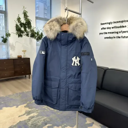 Replica New York Yankees Down Feather Coat Long Sleeved For Unisex #1398843 $160.00 USD for Wholesale