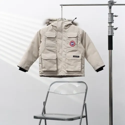 Wholesale Canada Goose Down Feather Coat Long Sleeved For Kids #1398853 $132.00 USD, Wholesale Quality Replica Canada Goose Down Feather Coat
