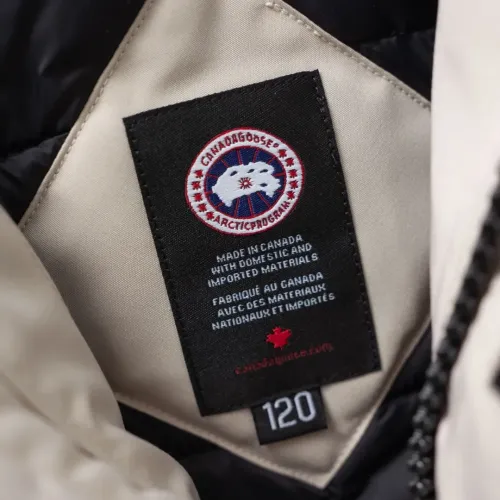 Replica Canada Goose Down Feather Coat Long Sleeved For Kids #1398853 $132.00 USD for Wholesale