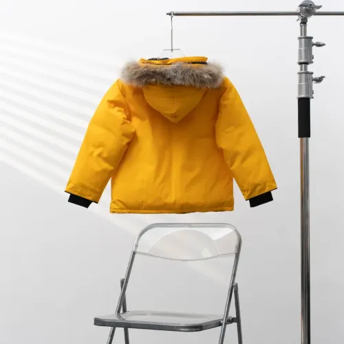Replica Canada Goose Down Feather Coat Long Sleeved For Kids #1398855 $132.00 USD for Wholesale